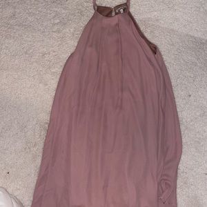 Pink Shift Tank Dress